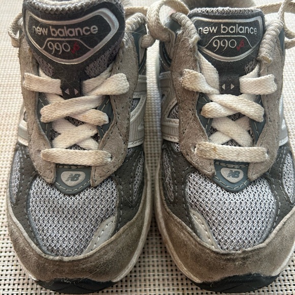 New Balance Other - New Balance Kids' Gray and White Sneakers